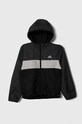 Detská bunda adidas J TIBERIO WB IX3303 sivá AW24