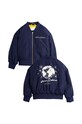 Mini Rodini geaca bomber pentru copii 2471011260 bleumarin AW24