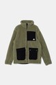 adidas hanorac polar pentru copii J SHERPAKT IY6913 verde AW24