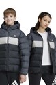 Dětská bunda adidas J SDKT s podšívkou šedá IY6918