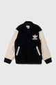 Dětská bomber bunda adidas Originals VRCTACKET IY7505 černá AW24