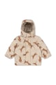 Дитяча куртка Konges Sløjd ACE RAIN JACKET KS101200 коричневий AW24
