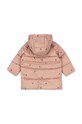Παιδικό μπουφάν Konges Sløjd NUKA LONG JACKET GRS KS101205 πορτοκαλί AW24