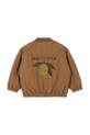 Dětská bomber bunda Konges Sløjd JUNO BOMBER JACKET přechodné hnědá KS101245