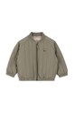 Dječja bomber jakna Konges Sløjd JUNO BOMBER JACKET KS101245 zelena AW24