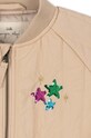 Αγορίστικα Παιδικό μπουφάν bomber Konges Sløjd JUNO SEQUIN BOMBER JACKET KS101250 μπεζ