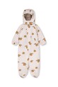 Dětská zimní kombinéza Konges Sløjd NOHR SNOWSUIT PRINT KS101277 béžová AW24