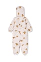 CHLAPEC Dětská zimní kombinéza Konges Sløjd NOHR SNOWSUIT PRINT KS101277 béžová