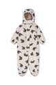 Konges Sløjd kombinezon zimowy dziecięcy NOHR SNOWSUIT PRINT KS101277 beżowy AW24