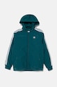 Дитяча куртка-бомбер adidas Originals BOMBERACKET IY0015 бірюзовий AW24