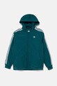 adidas Originals kurtka bomber dziecięca BOMBERACKET IY0015 turkusowy AW24