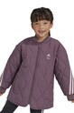 Детская двусторонняя куртка adidas LG DY MDKT слегка утеплённая модель фиолетовой IV9651