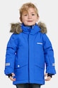 Didriksons BJÄRVEN KIDS PARKA cu captuseala albastru 505470