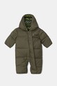 Пуховый комбинезон для младенцев Columbia Snuggly Bunny Bunting с утеплением зелёный 2088791