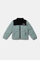 Detská páperová bunda The North Face KID 1996 RETRO NUPTSE JACKET zateplené tyrkysová NF0A82TS1OC1