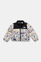 The North Face kurtka puchowa dziecięca KID 1996 RETRO NUPTSE JACKET bez kaptura beżowy NF0A82TS4FO1