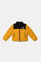 The North Face geaca de puf pentru copii KID 1996 RETRO NUPTSE JACKET cu captuseala galben NF0A82TS56P1