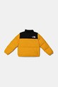 Detská páperová bunda The North Face KID 1996 RETRO NUPTSE JACKET NF0A82TS56P1 žltá AW24