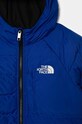 Chłopiec The North Face kurtka dwustronna dziecięca REVERSIBLE PERRITO HOODED JACKET NF0A88TWCZ61 niebieski