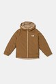 The North Face geaca reversibila pentru copii REVERSIBLE PERRITO HOODED JACKET cu captuseala galben NF0A88TWLK51
