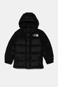 Детско пухено яке The North Face HMLYN DOWN SHORT PARKA с изолация черен NF0A88UYJK31