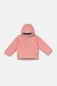 The North Face jachetă pentru copii cu două fețe BABREVERSIBLE PERRITO HOODED JACKET cu captuseala roz NF0A88W3LK61