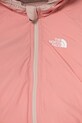 The North Face jachetă pentru copii cu două fețe BABREVERSIBLE PERRITO HOODED JACKET NF0A88W3LK61 roz