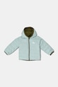 Oboustranná kojenecká bunda The North Face BABREVERSIBLE PERRITO HOODED JACKET přechodné zelená NF0A88W3PIB1