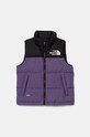 The North Face vesta de puf pentru copii TEEN 1996 RETRO NUPTSE VEST cu captuseala violet NF0A8A4B6KO1