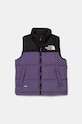 The North Face vesta de puf pentru copii TEEN 1996 RETRO NUPTSE VEST cu captuseala violet NF0A8A4B6KO1
