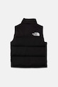 The North Face bezrękawnik puchowy dziecięcy TEEN 1996 RETRO NUPTSE VEST NF0A8A4BJK31 czarny AW24