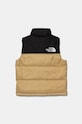 The North Face vesta de puf pentru copii TEEN 1996 RETRO NUPTSE VEST NF0A8A4BLK51 verde AW24