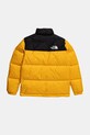 The North Face kurtka puchowa dziecięca TEEN 1996 RETRO NUPTSE JACKET NF0A8A4C56P1 żółty AW24