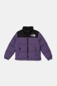 The North Face geaca de puf pentru copii TEEN 1996 RETRO NUPTSE JACKET cu captuseala violet NF0A8A4C6KO1