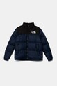 Detská páperová bunda The North Face TEEN 1996 RETRO NUPTSE JACKET páperové tmavomodrá NF0A8A4C92A1