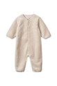 Бебешки гащеризон Liewood Bailey Baby Pile Jumpsuit LW19189 бежов AW24