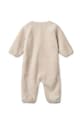 Băieți Liewood combinezon bebe Bailey Baby Pile Jumpsuit LW19189 bej