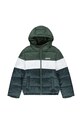Detská bunda Levi's BOY'S COLOR BLOCK PUFFER zateplené zelená 8EL263