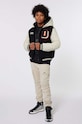 Dječja bomber jakna Dkny s dodatkom vune crna D60204.114.150