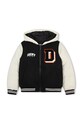 Детская куртка с примесью шерсти Dkny D60204.162.174 чёрный AW24