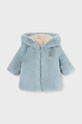 Бебешко яке с две лица Mayoral Newborn изкуствен косъм син 2449.1D.Newborn.9BYH