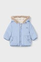 Βρεφικό μπουφάν διπλής όψης Mayoral Newborn άλλο μπλε 2457.1L.Newborn.9BYH