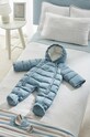 Комбінезон для немовлят Mayoral Newborn з утепленням блакитний 2607.2B.Newborn.9BYH