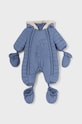 Kombinezon za bebe Mayoral Newborn s kapuljačom plava 2620.1A.Newborn.9BYH
