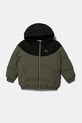 Lacoste geaca copii cu captuseala verde BJ2625
