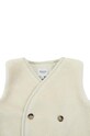 Detská vesta Donsje Monty Gilet béžová 4044300.