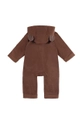 Chłopiec Donsje kombinezon niemowlęcy Lonik Jumpsuit Bear 4084401. brązowy