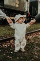 Kojenecký overal Donsje Lonik Jumpsuit Lammy přechodné béžová 4084402.
