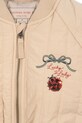 Konges Sløjd geacă bomber pentru copii JUNO SEQUIN BOMBER JACKET KS102220 bej