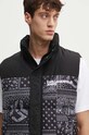Αμάνικο μπουφάν Karl Lagerfeld Jeans μαύρο 245D1504